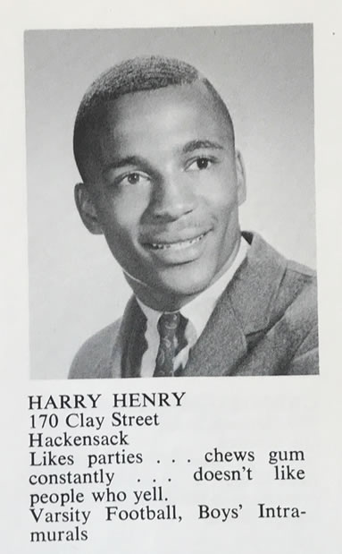 Harry Henry 1966 Yearbook Photo